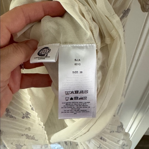 Ganni Pleated Mini Dress NWT Small - Picture 8 of 8